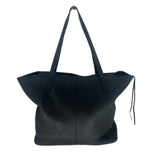 Rebecca Minkoff Unlined Front‎ Pocket Leather Tote Black Studded thumbnail 5
