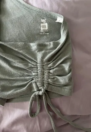 PacSun Green one shoulder top thumbnail 3