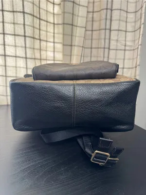 Coach Court Limited Edition Blocked Signature Canvas Leather Mini Backpack thumbnail 3