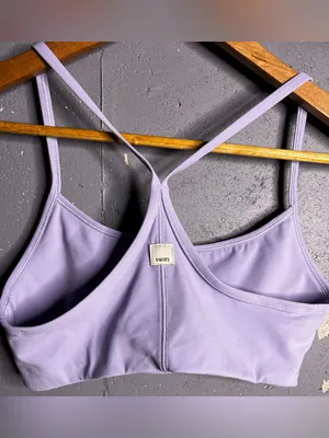 Vuori All The Feels Sports Bra in Lilac. Size XS thumbnail 5