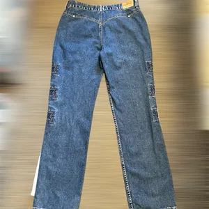 Lawman Legends Star intarsia Vintage Jeans, medium wash denim, size 13/14 thumbnail 3
