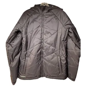 Burton Snowboarding Ski Puffer Jacket Women Size XS Black Quilted Sporty Skiing‎ thumbnail 2