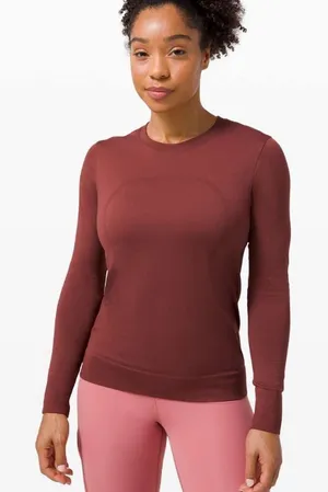 Lululemon‎ Swiftly Breathe Long Sleeve Savannah / Savannah thumbnail 1