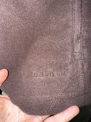 L.L. Bean Women’s brown fleece jacket size Med thumbnail 4