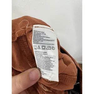 Prana Womens Rust Orange Organic Cotton Stretch Patch Pocket Utility Pants Sz 4 thumbnail 4