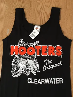 Hooters New Girl Uniform Tank Black Medium thumbnail 2
