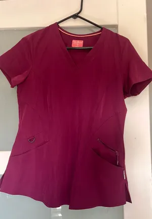 Ava Therese Scrub Top Purple thumbnail 1