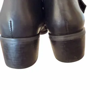 Steve Madden black studded rock leather Moto "Glori" boots women US 7M thumbnail 8