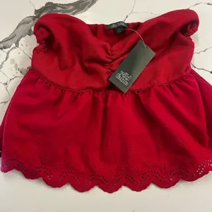Wild Fable Bold Red Knit Top thumbnail 1