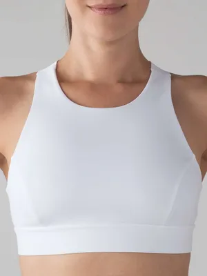 Lululemon Fast Free Bra In Nulux White thumbnail 3