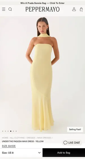 Peppermayo Under The Pagoda Maxi Dress thumbnail 2