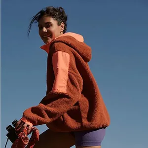 NWOT Free People X FP Movement - Lead The Pack Pullover Fleece Jacket thumbnail 4