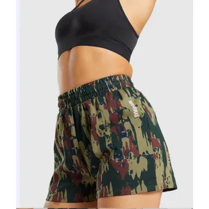 Gymshark Women's Graphic Camo Shorts - Size M - Excellent thumbnail 2