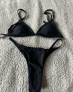 SheIn Black Bikini thumbnail 1