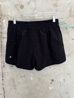 Lululemon Tracker Short V 4", Black thumbnail 4