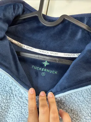 Tuckernuck T Nuck Sport Quarter Zip Fleece Cinch Waist M thumbnail 3