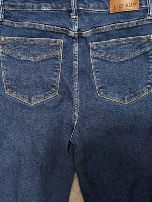 Judy Blue High Waist "Tummy Control" Classic Straight Jeans 88575 Sz. 13/31 thumbnail 10