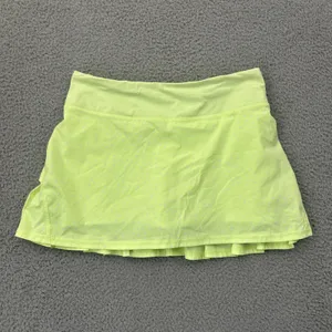 Lululemon Run Pace Setter Skirt Skort Green Polka Dot Athletic Tennis Women's 4 thumbnail 3