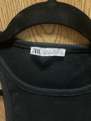 ZARA Bodycon Dress Black thumbnail 2
