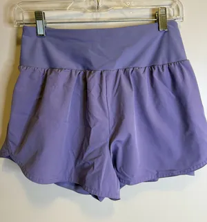 Purple running shorts thumbnail 1