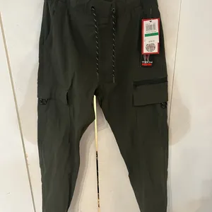 Ring of Fire Dark Olive Cargo Joggers thumbnail 3