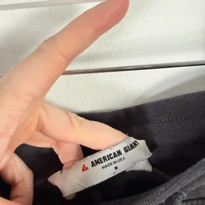 American Giant French‎ Terry Jogger Sweatpants Black Lounge READ Womens Medium thumbnail 6