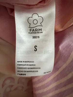 Farm Rio Summer Garden Puff Sleeve Cut Out Dress Womens Sz Small New $185 thumbnail 13