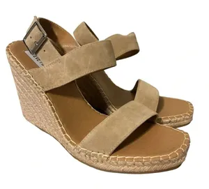 Steve Madden Womens Uri Ankle Strap Espadrilles Wedge Heels‎ size is 9.5 thumbnail 1