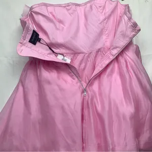Bardot Fleurette Lili pink size 8 large new mini dress strapless romantic preppy thumbnail 11