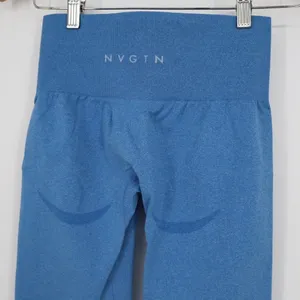 NVGTN Seamless Contour Leggings Womens Small Blue Stretch Skinny Leg High Waist thumbnail 5
