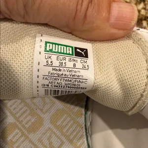 Puma Women's Pink and White Sneakers thumbnail 3