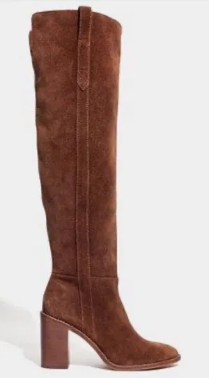 Madewell The Jimi Over-the-Knee Suede Boot in Brown Size 11‎ thumbnail 1