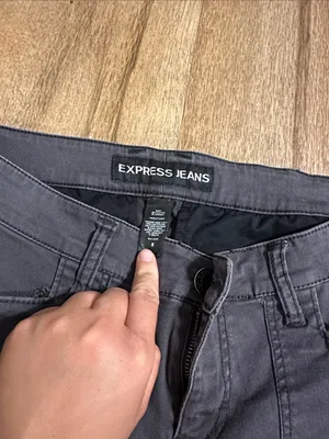 Express gray skinny cargo pants‎ size 8 thumbnail 2