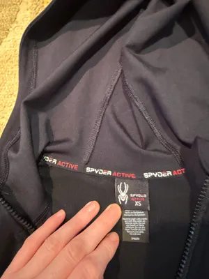 Spyder Active Women’s Stretchy Yoga BBL Athletic Zip Up Hooded Jacket Black XS thumbnail 2