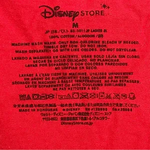 Disney Store Minnie Mouse Sailor Graphic‎ T-Shirt Red Size Medium thumbnail 3
