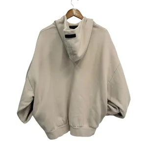Fear of God Essential Logo-print Hoodie in Neutral size Large thumbnail 6