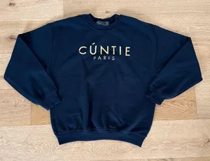 Brian Lichtenberg - Cuntie Sweatshirt in Black & Gold thumbnail 1
