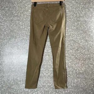 Madewell Garment Dyed Tan/Green Skinny Skinny Ankle Jeans - Size 25 - Low Rise thumbnail 8