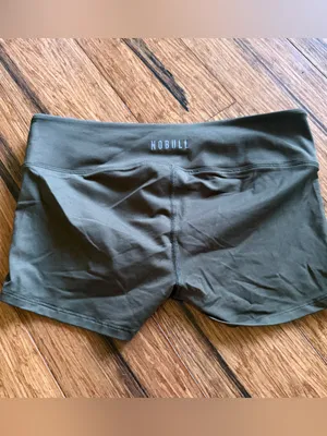 NOBULL Army Green Shorts Size Medium thumbnail 4