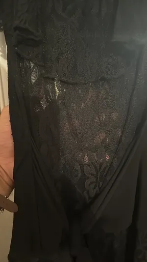 Black lace dress thumbnail 2