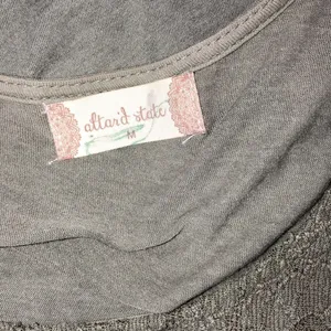 Altar'd State size medium olive green boho top thumbnail 5