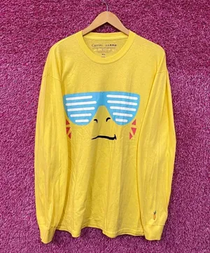 Carrots x Llama Lego Yellow Long Sleeve Tshirt size Extra Large thumbnail 1