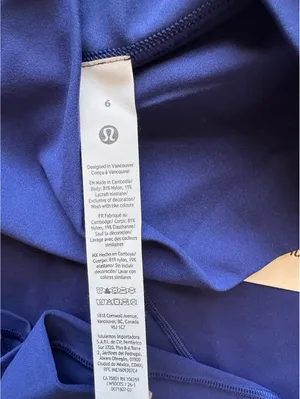 Lululemon Align With Pockets High Rise 25” Clubhouse Blue Size 6 NWT thumbnail 6
