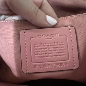 EUC Coach Brown Leather Monogram Logo Purse thumbnail 5
