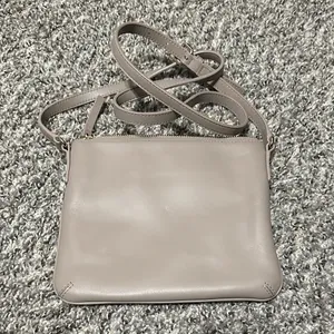 Kate Spade Taupe Leather Crossbody Bag with Bow thumbnail 4