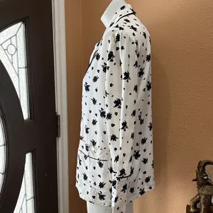 & other stories white floral button up shirt thumbnail 5