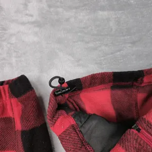 Columbia Jacket Womens M Benton Springs Full-Zip Fleece Red‎ Black Lumberjack thumbnail 4
