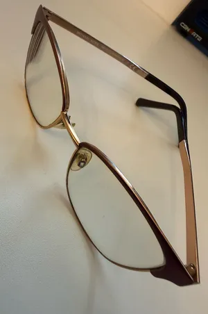 Michael Kors Two-Tone Rose Gold and Brown Aviator Glasses thumbnail 1