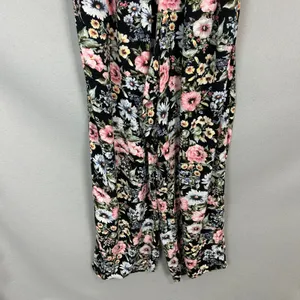 Band of Gypsies Jumpsuit XL Strapless Floral Wide Leg Boho Festival Summer thumbnail 11