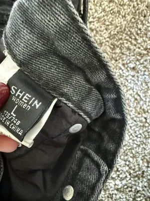 SheIn Black Ripped Jeans thumbnail 5
